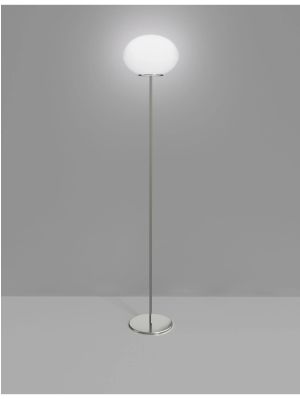 Lucciola Floor Lamp P Satin Nickel, E27 Satin Nickel, E27