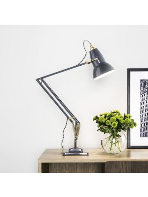 Anglepoise Original 1227 Brass Desk Lamp grey