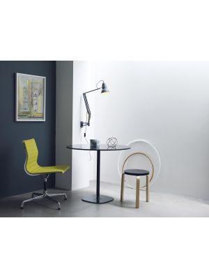 Anglepoise Original 1227 Brass Lamp with Wall Bracket grey
