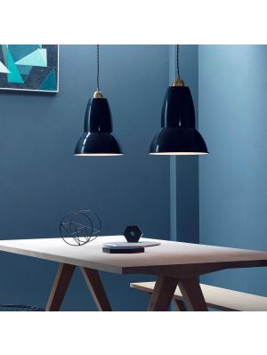 Anglepoise Original 1227 Brass Maxi Pendant black