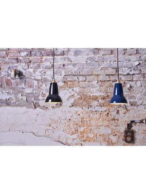 Anglepoise Original 1227 Brass Pendant black and blue