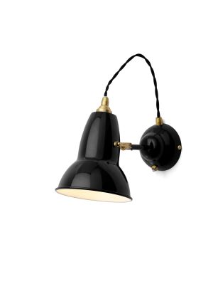 Anglepoise Original 1227 Brass Wall Light black