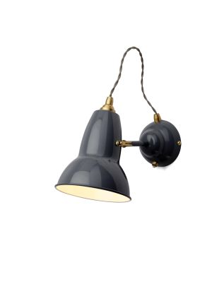 Anglepoise Original 1227 Brass Wall Light grey