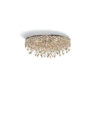 Anthologie Quartett Crystal Rain Ceiling Lamp round diameter 120 cm