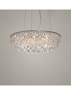Anthologie Quartett Crystal Rain Pending Lamp round diameter 120 cm